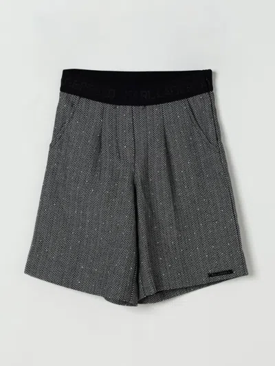 Karl Lagerfeld Short  Kids Kids Color Grey In Gray
