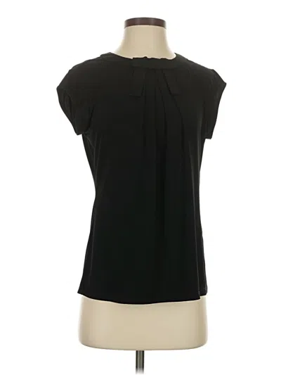 Pre-owned Karl Lagerfeld Short Sleeve Blouse In Black