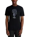 Karl Lagerfeld Short Sleeve Karl Graphic Tee In Black