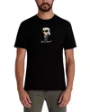Karl Lagerfeld Short Sleeve Karl Graphic Tee In Black