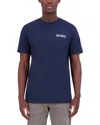 Karl Lagerfeld Short Sleeve Logo Tee In Navy