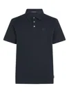 Karl Lagerfeld Short-sleeve Polo Shirt In Blue