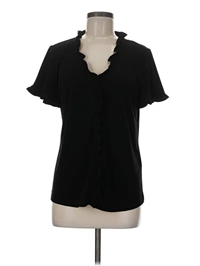 Pre-owned Karl Lagerfeld Short Sleeve T-shirt In Black