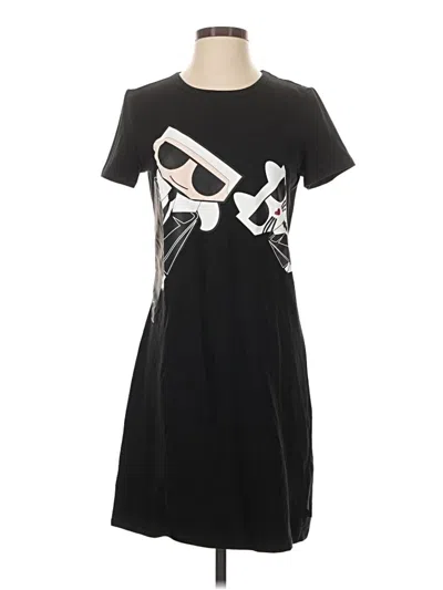 Pre-owned Karl Lagerfeld Short Sleeve T-shirt In Black
