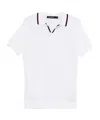 Karl Lagerfeld Contrasting-trim Polo Shirt In White