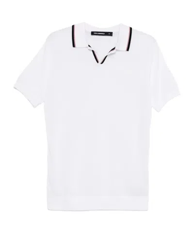 KARL LAGERFELD SHORT-SLEEVED POLO SHIRT