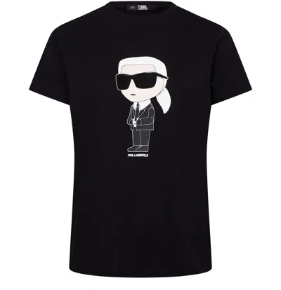 Karl Lagerfeld Short-sleeved T-shirt In Black