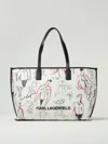 Karl Lagerfeld Shoulder Bag  Woman Color White In White
