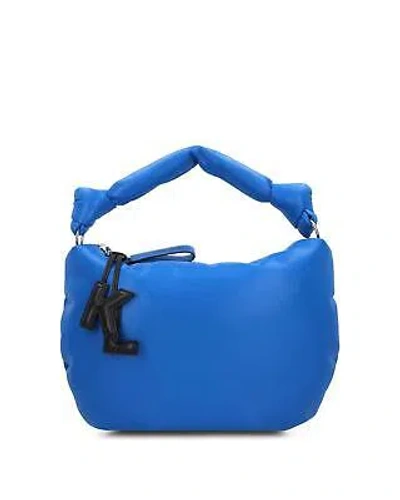 Pre-owned Karl Lagerfeld Shoulder Bag With Zip Fastening - Shoulder Bags - Blue -size