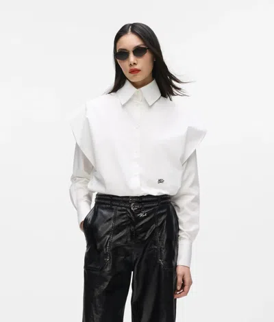 Karl Lagerfeld Shoulder Detail Shirt