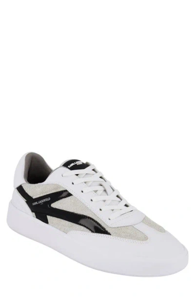 Karl Lagerfeld Side Kick Low Top Sneaker In White