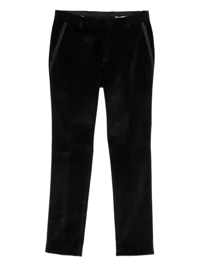 Karl Lagerfeld Side-stripe Trousers In Black
