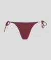 Karl Lagerfeld Woman In Burgundy