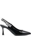 Karl Lagerfeld Sienna Slingback Pumps In Black