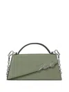 Karl Lagerfeld Signature Crossbody Bag In Green