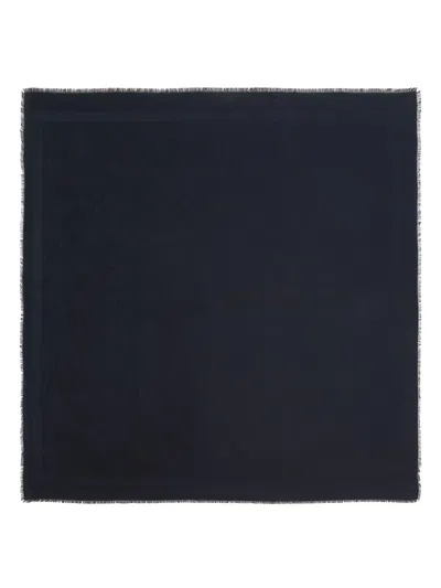 Karl Lagerfeld Signature Jacquard Scarf In Black