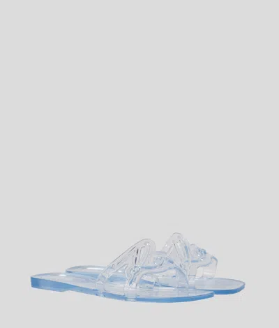 Karl Lagerfeld Signature Jelly Sandals
