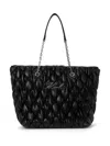 Karl Lagerfeld Signature Kuilt Tote Bag In 999