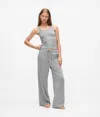 Karl Lagerfeld Signature Lounge Sweatpants In Gray