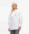 Karl Lagerfeld Signature Poplin Shirt In Multi