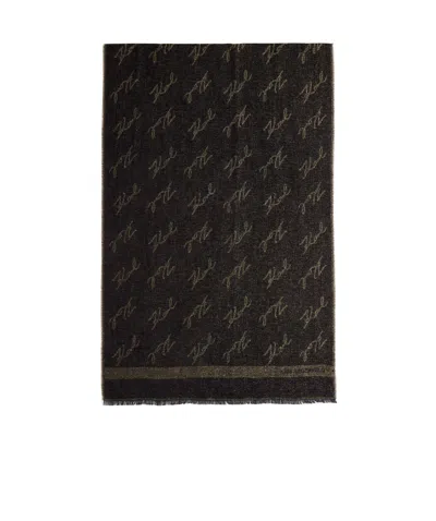 KARL LAGERFELD SIGNATURE SCARF