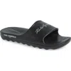 Karl Lagerfeld Signature Slide Sandal In Black