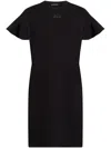 Karl Lagerfeld Signature T-shirtkleid In Schwarz