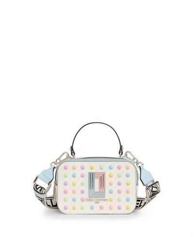 Karl Lagerfeld Simone Camera Crossbody Bag In Ivory,candy