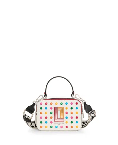 Karl Lagerfeld Simone Camera Crossbody Bag In White Multi