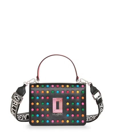 Karl Lagerfeld Simone Flap Crossbody In Multi
