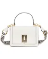 Karl Lagerfeld Simone Flap Crossbody In White