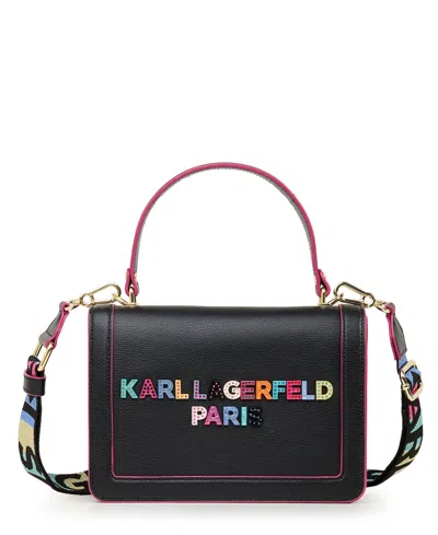 Karl Lagerfeld Simone Front Flap Crossbody Bag