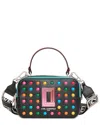 Karl Lagerfeld Simone Leather Crossbody In Multi