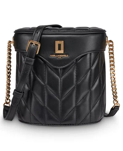 Karl Lagerfeld Simone Leather Crossbody Bag In Multi
