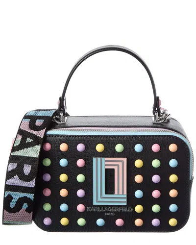 KARL LAGERFELD KARL LAGERFELD SIMONE LEATHER CROSSBODY