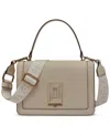 Karl Lagerfeld Simone Small Leather Crossbody In Brown