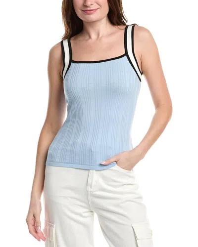 Karl Lagerfeld Simple Tank Top In Blue