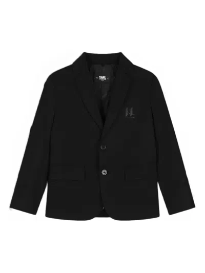 Karl Lagerfeld Single-breasted Blazer In Black