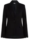 Karl Lagerfeld Single-breasted Blazer In Black