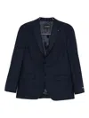 Karl Lagerfeld Single-breasted Blazer In Blue