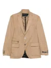 Karl Lagerfeld Single-breasted Blazer In Brown