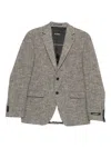 Karl Lagerfeld Single-breasted Blazer In Gray