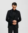 Karl Lagerfeld Single-breasted Jacket In Black
