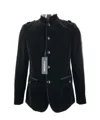 Karl Lagerfeld Single-breasted Zipper Casual Jacket In Black