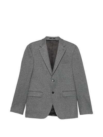 Karl Lagerfeld Single-breasted Blazer In Gray