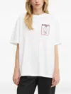 Karl Lagerfeld Sketch-print T-shirt In White