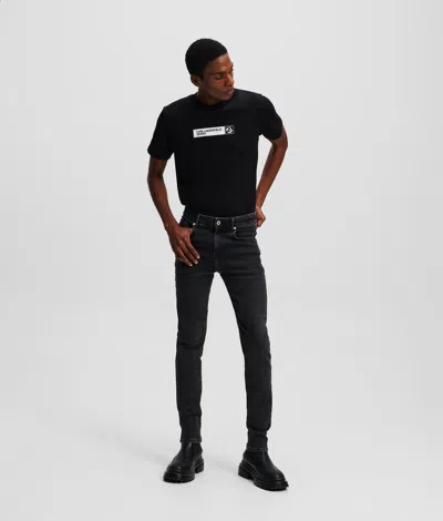 Karl Lagerfeld Skinny Jeans In Black