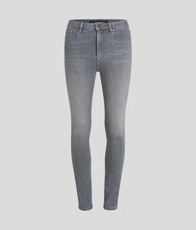 Karl Lagerfeld Skinny Jeans In Gray