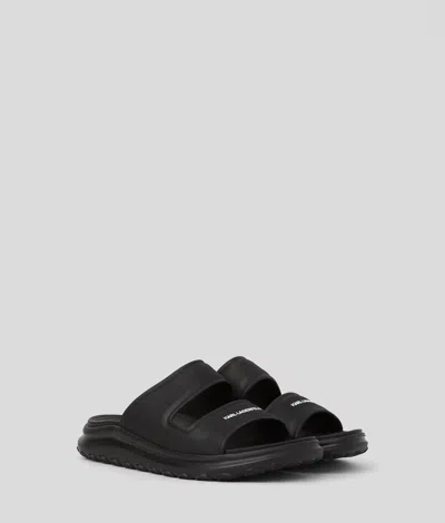 Karl Lagerfeld Skuba Slippers In Black