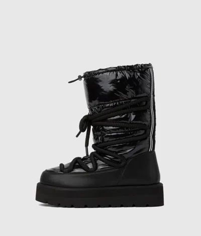 Karl Lagerfeld Skylar High-leg Padded Boots In Multi